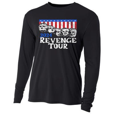 Trump 2024 Revenge Mount Rushmore Cooling Performance Long Sleeve Crew