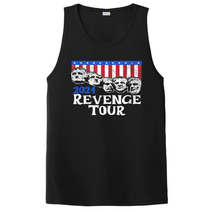 Trump 2024 Revenge Mount Rushmore PosiCharge Competitor Tank