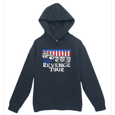 Trump 2024 Revenge Mount Rushmore Urban Pullover Hoodie