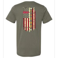 Trump 2024 Retro Flag Front And Back V-Neck T-Shirt