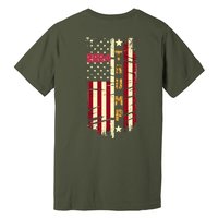 Trump 2024 Retro Flag Front And Back Premium T-Shirt