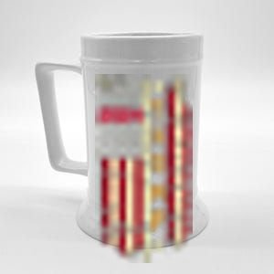 Trump 2024 Retro Flag Front And Back Beer Stein