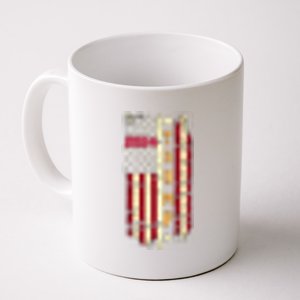 Trump 2024 Retro Flag Front And Back Coffee Mug