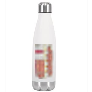 Trump 2024 Retro Flag Front And Back Stainless Steel Insulated Water Bottle