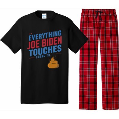 Trump 2024 Rally Lines Election Patriotic Political Humor Funny Gift Pajama Set