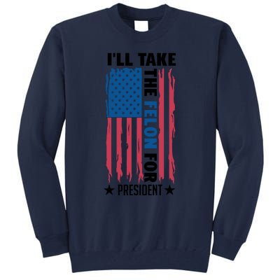 Trump 2024 Rally The Vision For America Tall Sweatshirt