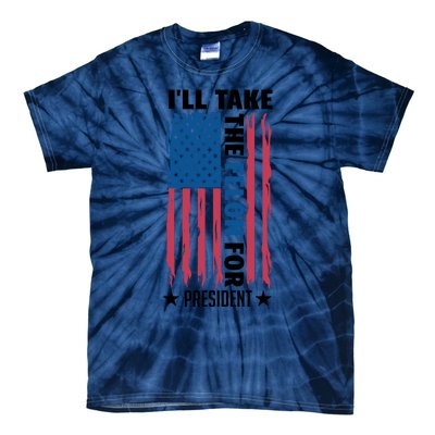 Trump 2024 Rally The Vision For America Tie-Dye T-Shirt