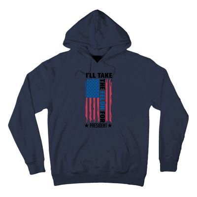 Trump 2024 Rally The Vision For America Tall Hoodie