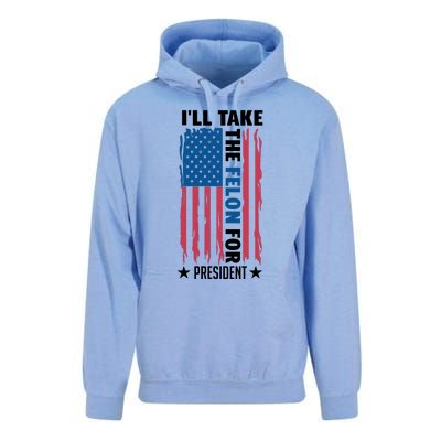 Trump 2024 Rally The Vision For America Unisex Surf Hoodie