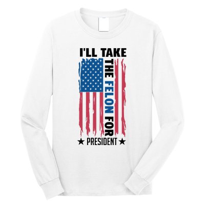 Trump 2024 Rally The Vision For America Long Sleeve Shirt