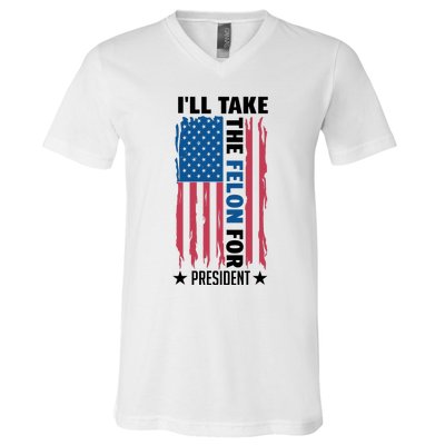 Trump 2024 Rally The Vision For America V-Neck T-Shirt