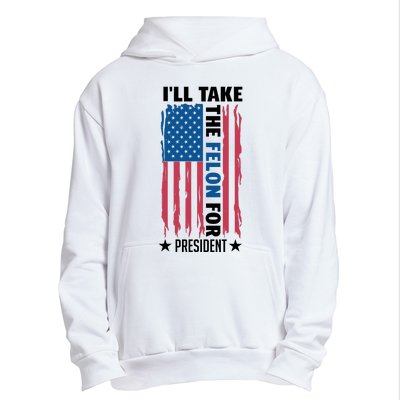 Trump 2024 Rally The Vision For America Urban Pullover Hoodie