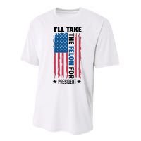 Trump 2024 Rally The Vision For America Performance Sprint T-Shirt