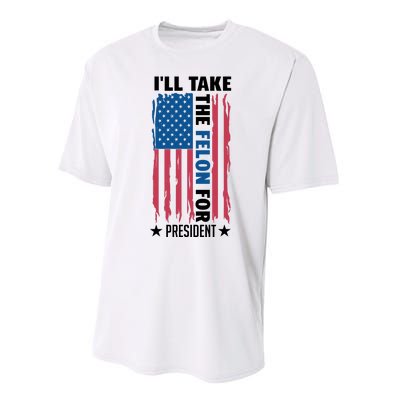 Trump 2024 Rally The Vision For America Performance Sprint T-Shirt