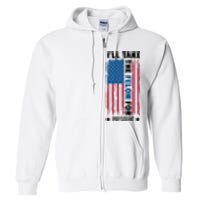 Trump 2024 Rally The Vision For America Full Zip Hoodie