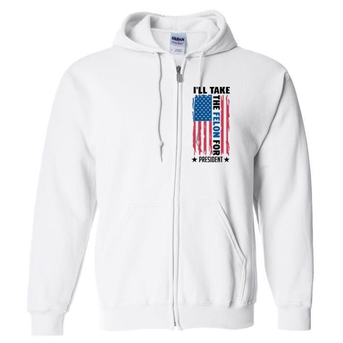 Trump 2024 Rally The Vision For America Full Zip Hoodie