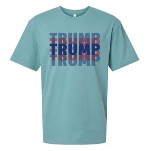 Trump 2024 Rally The Vote With Donald Trump For President Design Sueded Cloud Jersey T-Shirt