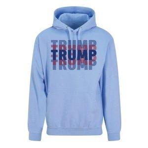 Trump 2024 Rally The Vote With Donald Trump For President Design Unisex Surf Hoodie