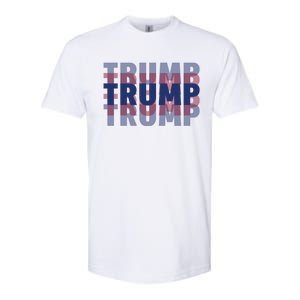 Trump 2024 Rally The Vote With Donald Trump For President Design Softstyle CVC T-Shirt