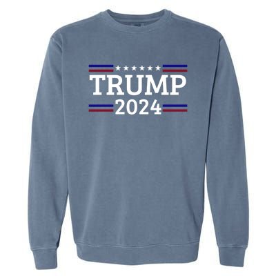 Trump 2024 Republican Take America Back Miss Me Yet Cute Gift Garment-Dyed Sweatshirt