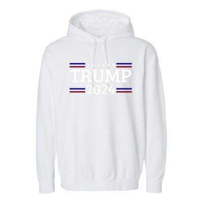 Trump 2024 Republican Take America Back Miss Me Yet Cute Gift Garment-Dyed Fleece Hoodie