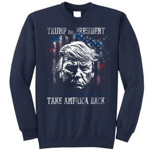 Trump 2024 Retro Take America Back Sweatshirt