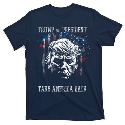 Trump 2024 Retro Take America Back T-Shirt