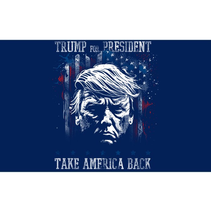 Trump 2024 Retro Take America Back Bumper Sticker