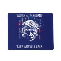 Trump 2024 Retro Take America Back Mousepad