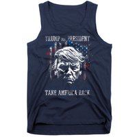 Trump 2024 Retro Take America Back Tank Top