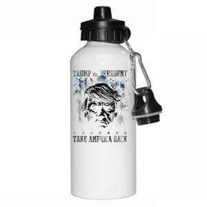 Trump 2024 Retro Take America Back Aluminum Water Bottle