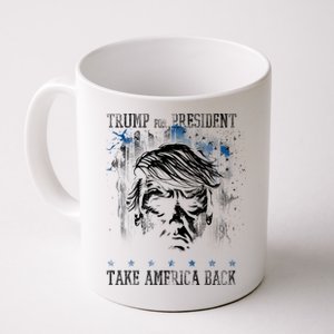 Trump 2024 Retro Take America Back Coffee Mug