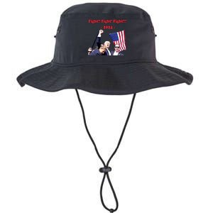 Trump 2024 Raise Fist Pump Shooting Bloody Rally Legacy Cool Fit Booney Bucket Hat