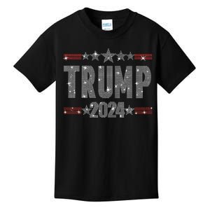 Trump 2024 Rhinestone Trump Rally Kids T-Shirt