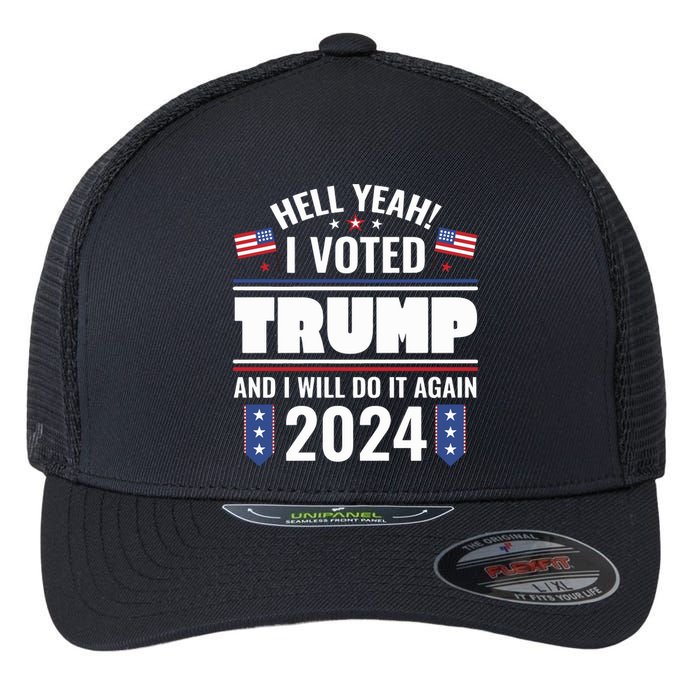 Trump 2024 Republicans Flexfit Unipanel Trucker Cap