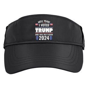 Trump 2024 Republicans Adult Drive Performance Visor