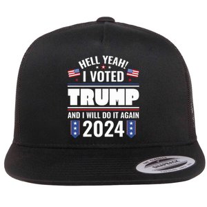 Trump 2024 Republicans Flat Bill Trucker Hat