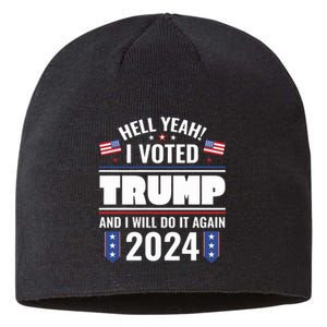 Trump 2024 Republicans Sustainable Beanie