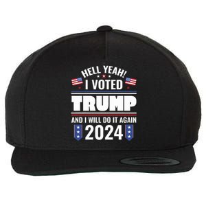 Trump 2024 Republicans Wool Snapback Cap