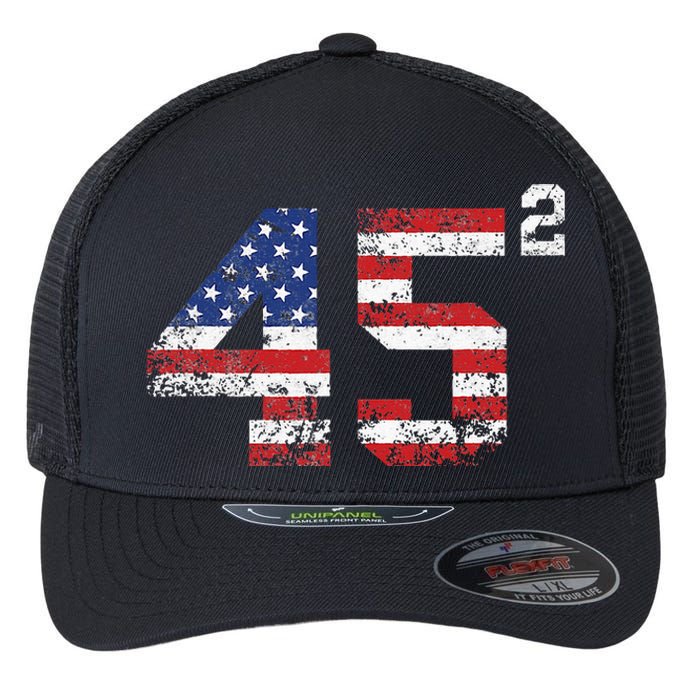 Trump 2024 Save America Save America Again Trump Flexfit Unipanel Trucker Cap