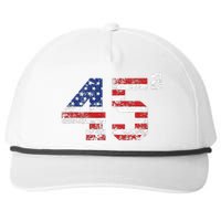 Trump 2024 Save America Save America Again Trump Snapback Five-Panel Rope Hat