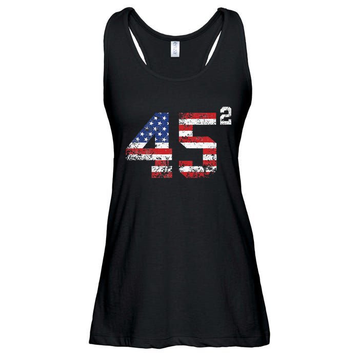 Trump 2024 Save America Save America Again Trump Ladies Essential Flowy Tank