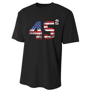 Trump 2024 Save America Save America Again Trump Performance Sprint T-Shirt