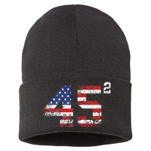 Trump 2024 Save America Save America Again Trump Sustainable Knit Beanie