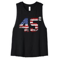 Trump 2024 Save America Save America Again Trump Women's Racerback Cropped Tank