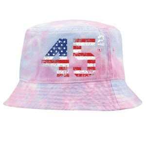 Trump 2024 Save America Save America Again Trump Tie-Dyed Bucket Hat