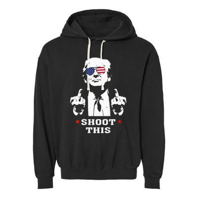 Trump 2024 Shoot This Garment-Dyed Fleece Hoodie