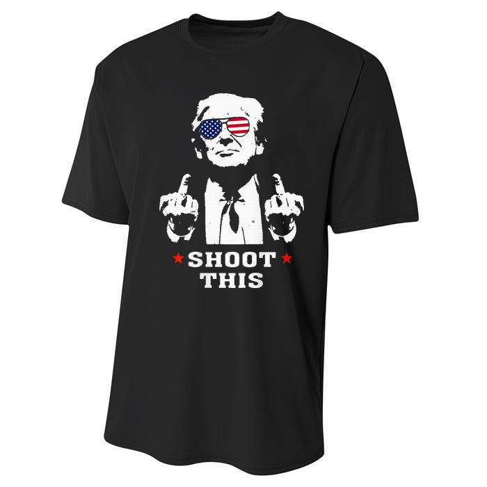 Trump 2024 Shoot This Performance Sprint T-Shirt