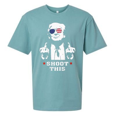 Trump 2024 Shoot This Sueded Cloud Jersey T-Shirt