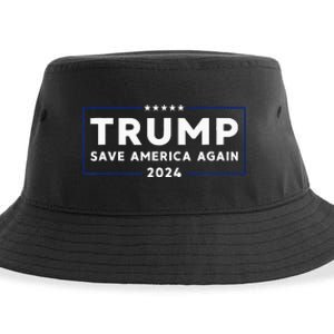 Trump 2024 Save America Save America Again Trump Sustainable Bucket Hat